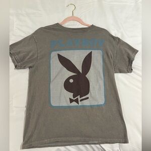 Playboy Grey Graphic T-Shirt